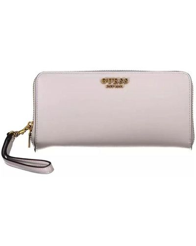 Guess Mehrfachfach reißverschluss brieftasche - Pink
