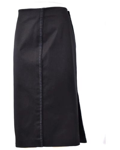 Fendi Midi Skirts - Black