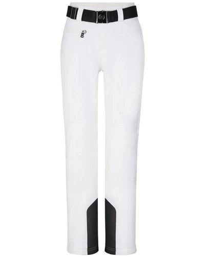 Bogner Trousers > straight trousers - Blanc