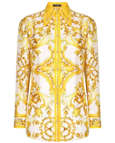 Dolce & Gabbana Casual hemd im trendigen stil - Mettallic