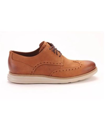 Cole Haan Shoes > flats > laced shoes - Marron