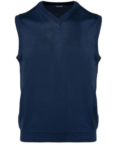 Bomboogie Gilet in cotone - Blu