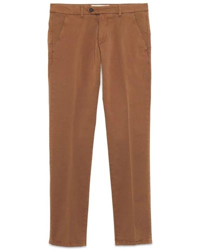 Roy Rogers Straight trousers - Marrone
