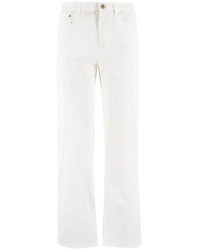 Fedeli Jeans > straight jeans - Blanc