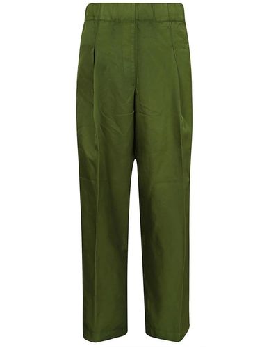 Dries Van Noten Straight Pants - Green