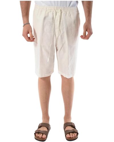 120% Lino Casual Shorts - Natural