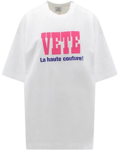 Vetements Women clothing t-shirts polos white ss23 - Blanc
