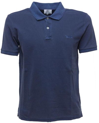 Woolrich Polo Shirts - Blue