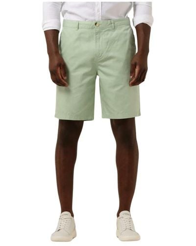 Scotch & Soda Grüne twill-shorts aus baumwollmischung