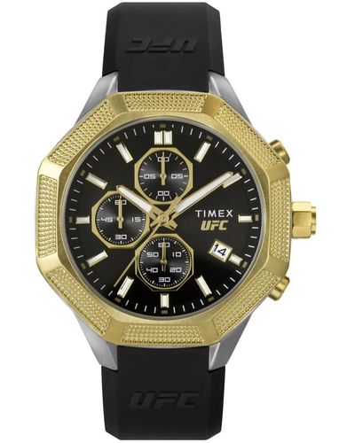 Timex Cronografo ufc king orologio nero silicone - Metallizzato
