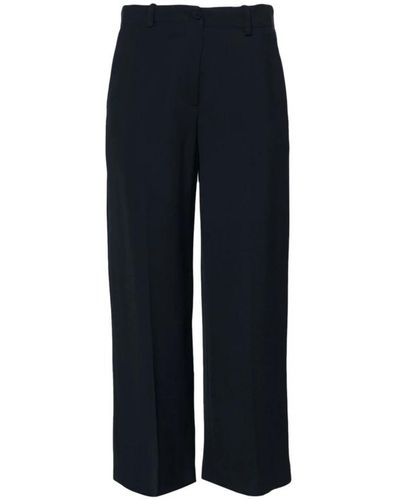 Erika Cavallini Semi Couture Wide Trousers - Blue