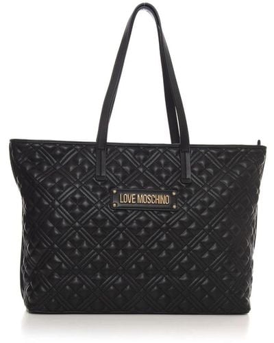 Love Moschino Tote Bags - Black