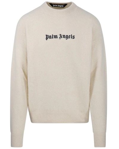 Palm Angels Sweatshirts - White