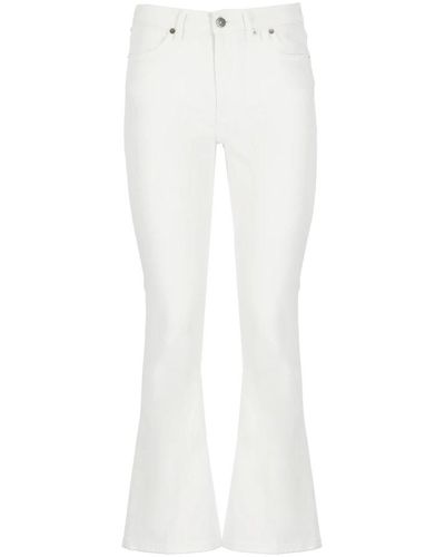 Dondup Wide Trousers - White