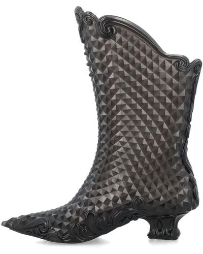 Y. Project Heeled Boots - Black