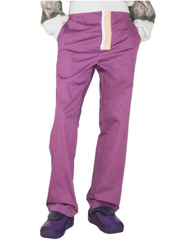 Kiko Kostadinov Trousers > straight trousers - Violet