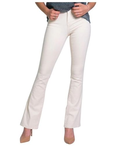 ONLY Boot-Cut Jeans - White