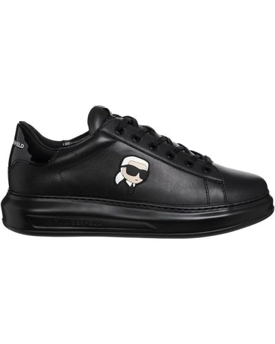 Karl Lagerfeld K/ikonik kapri sneakers - chiusura con lacci - Nero