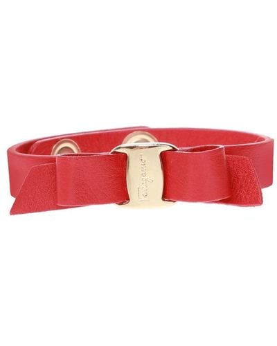Ferragamo Bracelet with bow - Rosso