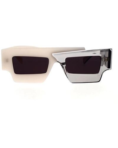 Kuboraum Stylische sonnenbrille x12 whs-2y - Weiß