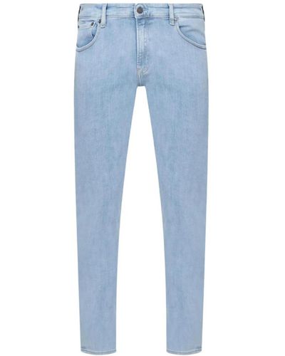 Calvin Klein Blaue knopf reißverschluss jeans