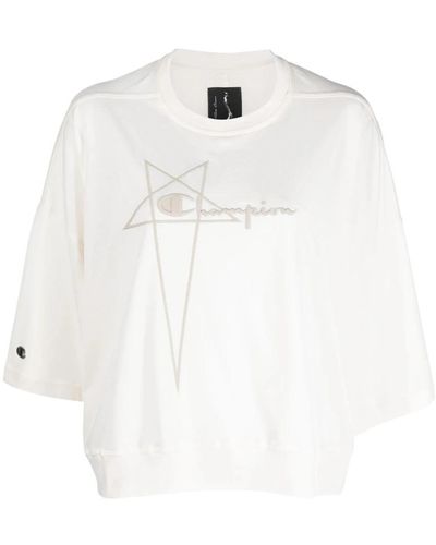 Rick Owens T-Shirts - White