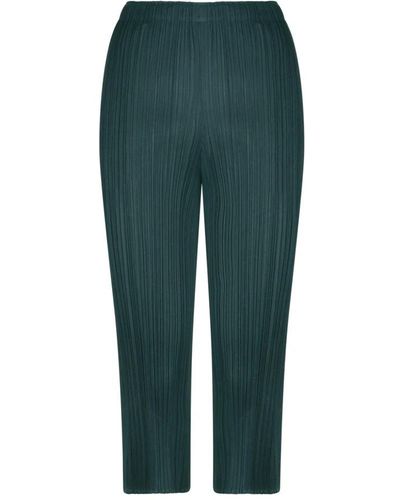Issey Miyake Slim-Fit Trousers - Green