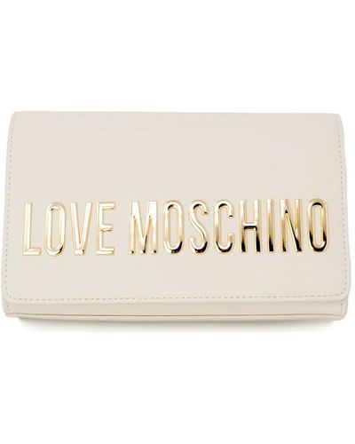 Love Moschino Shoulder Bags - Natural
