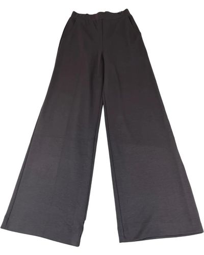 Ana Alcazar Trousers > wide trousers - Gris