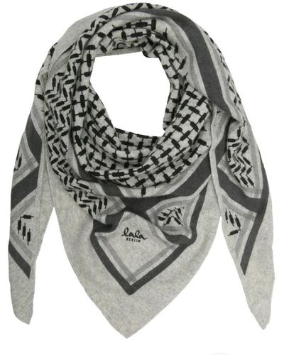 Lala Berlin Triangle trinity classic scarf - Grigio