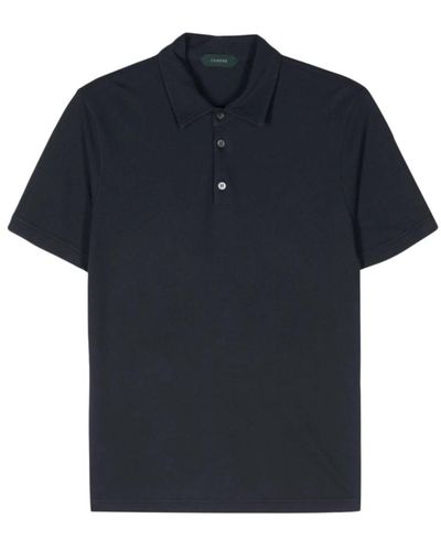 Zanone Polo shirts - Blau
