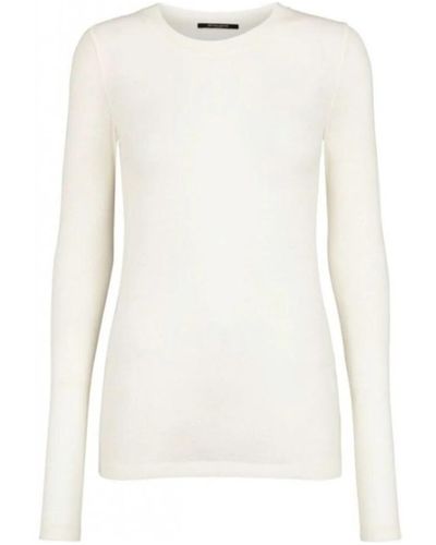 Bruuns Bazaar Angelabb ls t-shirt snow white - Bianco