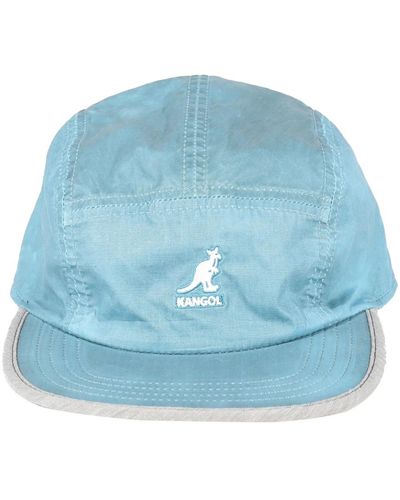 Kangol Heat react 5 panel hat - Blau
