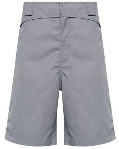 GR10K Gefaltete gürtel shorts - Grau
