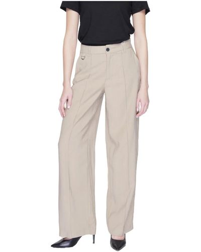 ONLY Wide Trousers - Natural