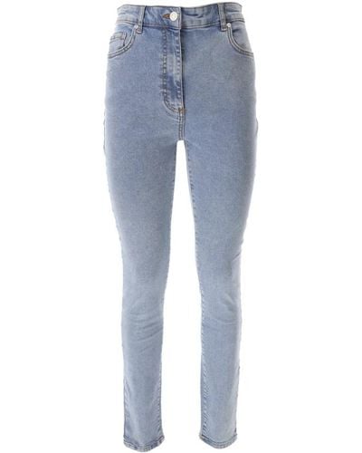 Moschino Klassische blaue stretch-baumwoll-jeans