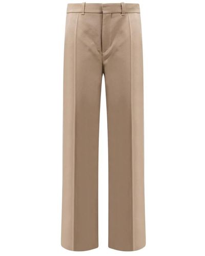 Chloé Straight Trousers - Natural
