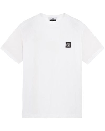 Stone Island T-Shirts - White