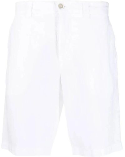 120% Lino Casual Shorts - Weiß