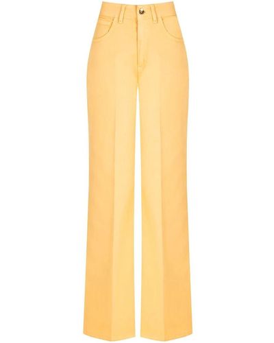Rinascimento Wide Trousers - Yellow