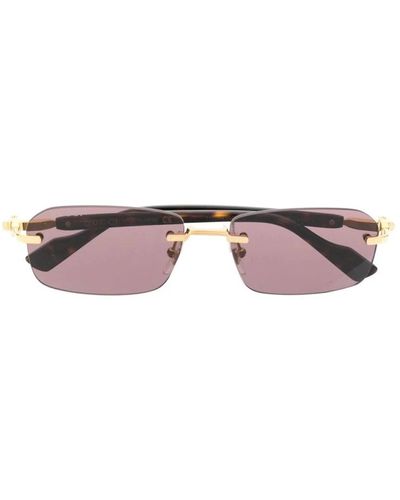 Gucci Gg1221s 002 sunglasses,gold/grüne sonnenbrille,gold/gelbe sonnenbrille,gold/braune sonnenbrille,gg1221s 005 sunglasses - Lila