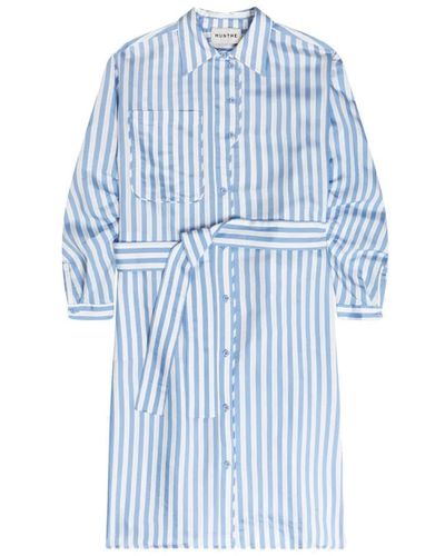 Munthe Shirt Dresses - Blue