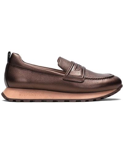 Hispanitas Shoes > flats > loafers - Marron