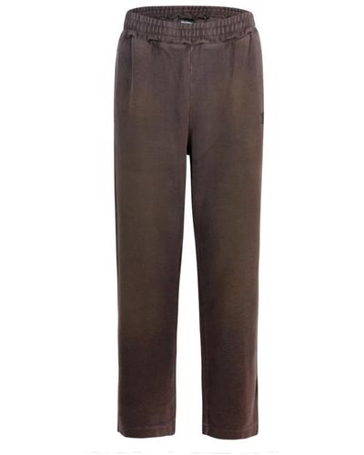 Daily Paper Straight Trousers - Brown