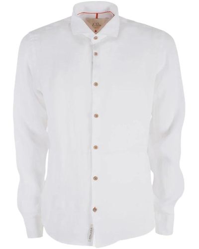 Yes-Zee Casual Shirts - White