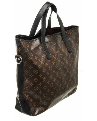 Louis Vuitton Monogram macassar davis tote bag - Marrone