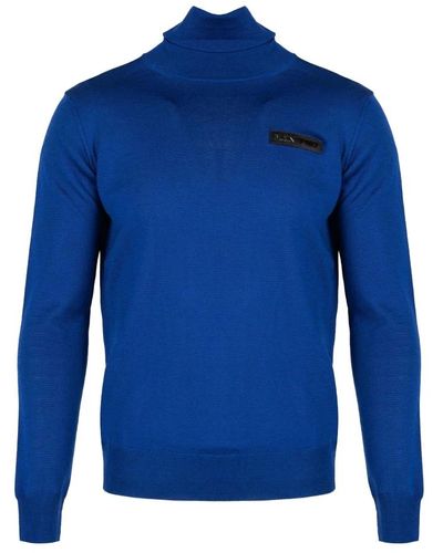 Philipp Plein Round-neck knitwear - Blu