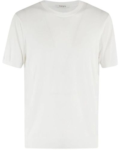 Kangra T-shirt casual in cotone - Bianco