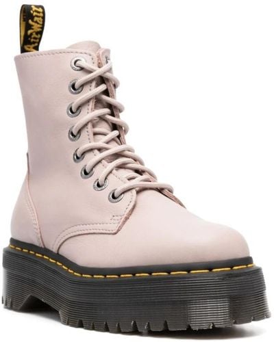 Dr. Martens Lace-Up Boots - Pink