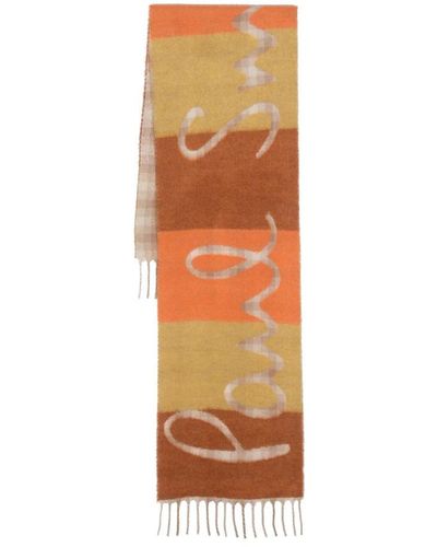 PS by Paul Smith Winter Scarves - Orange